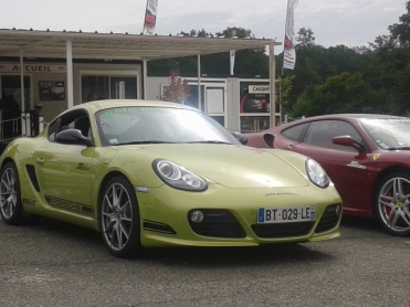 Baptême en Porsche Cayenne S et conduite de la Ferrari F430